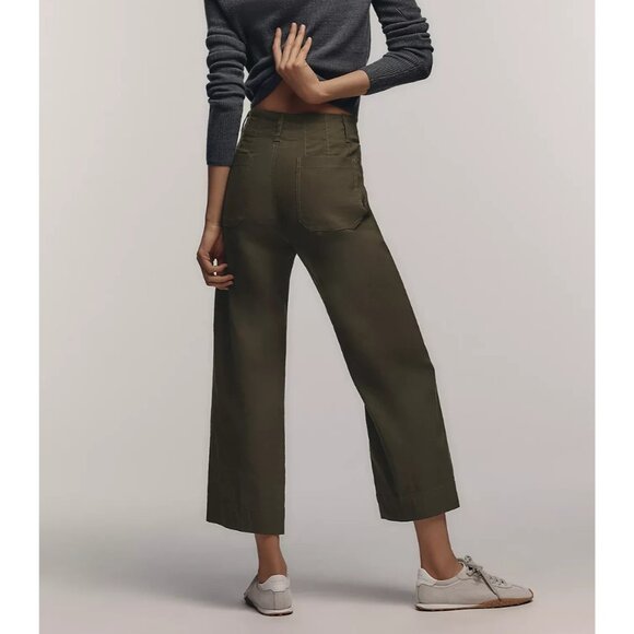 The Colette Magic Fabric Crop Wide-Leg Pants by Maeve 26P - Picture 1 of 3